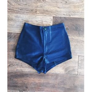 Blue Disco shorts from American Apparel
